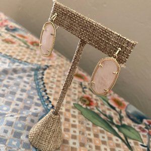 Kendra Scott Classic Dani Earrings - Soft Pink (Gold)